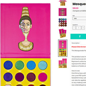 Juvia's Place Masquerade Eyeshadow Palette